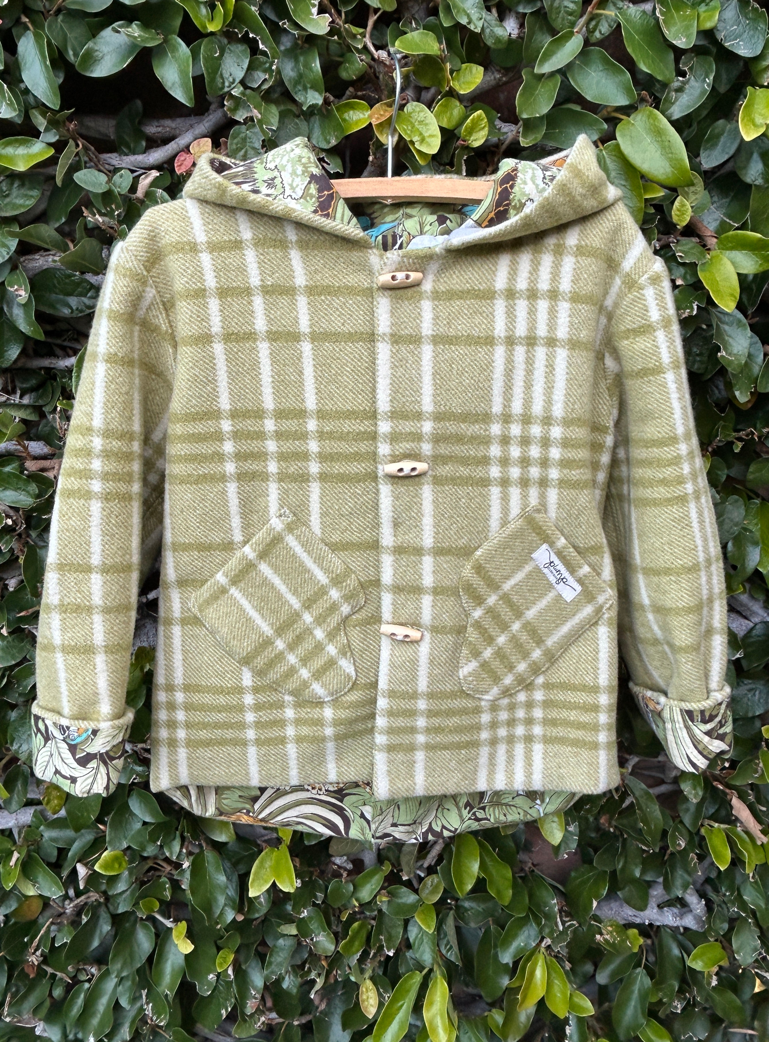 Kids wool jacket- jungle