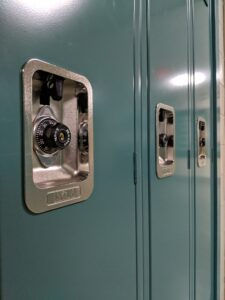 School Hallway Lockers