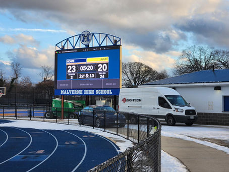 New Inspirence Digital Scoreboard Installed at Malverne High School
