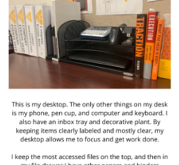 Office Organization Tips from a Young Equipment Administrative Assistant