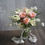 Thumbnail: White Calla Lily Peachy Rose Bridal Bouquet  結婚花球