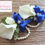 Thumbnail: White Calla Lily Royal Blue Ribbon Corsage
