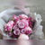 Pink Peonies & Purple Rose Bouquet