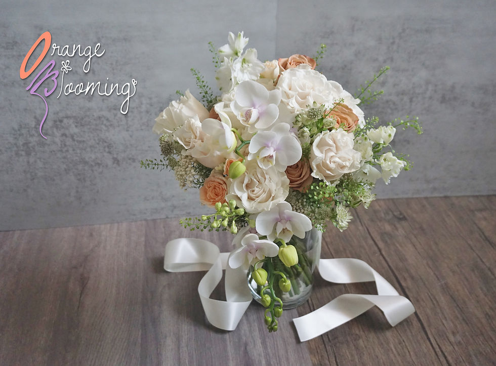 Thumbnail: Orchid Bridal Bouquet in earth tone