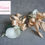 Thumbnail: White Calla Lily  Champagne Ribbon Bow Boutonniere, Silk Flower