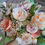 Thumbnail: Peach Garden Rose Artificial Bridal Bouquet  絲花花球