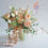 Thumbnail: Peachy Rustic Bridal Bouquet   結婚花球