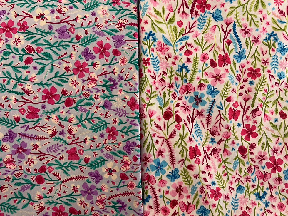 2 x 1 metre bundle 100% cotton