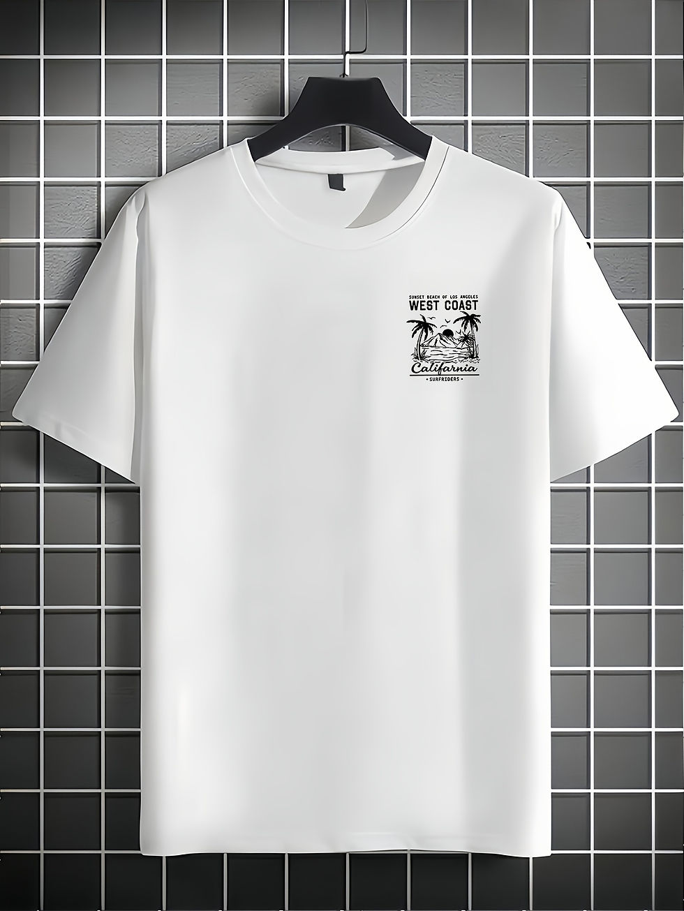 Miniatura: Camiseta Streetwear California Sunset Beach - Navy Blue