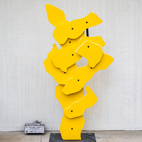 Torn Paper - Yellow