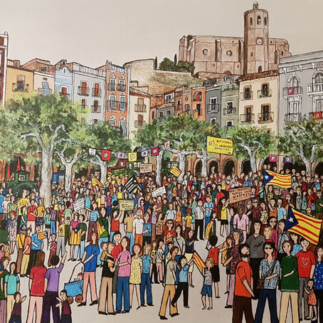 3 D'OCTUBRE DE 2017. PLAÇA MERCADAL DE BALAGUER