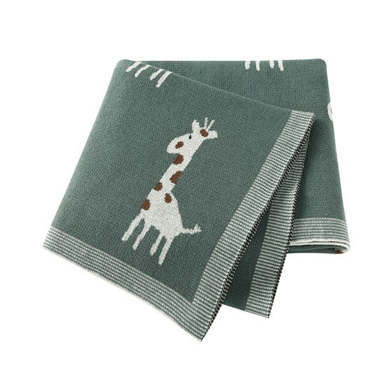 Baby Blanket Giraffe  80cms x 100cms