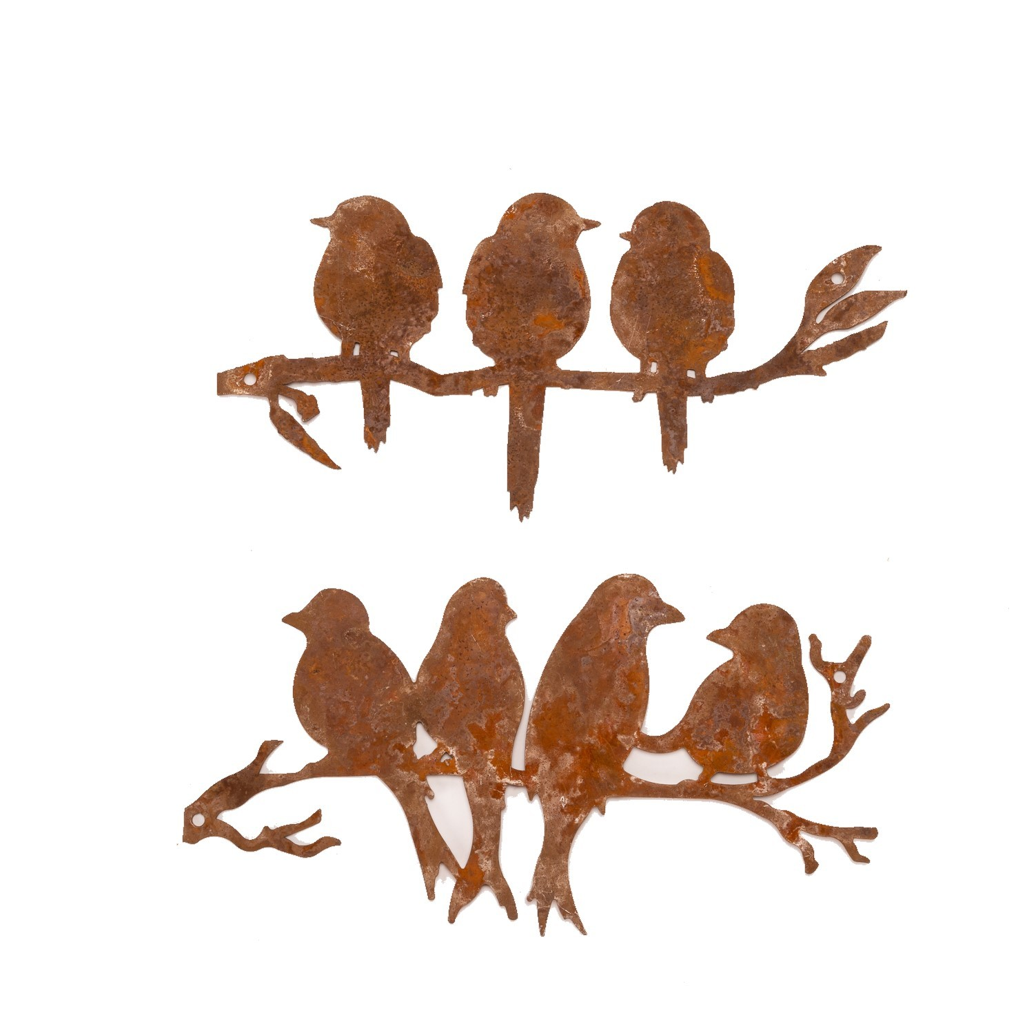 Rust Swallows Silhouette