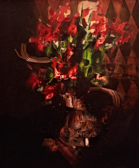 Moth Breath 2022 Oil on canvas 50 x 60 cm