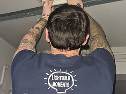 stair lighting Keith working