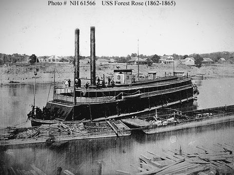 Michigan Sailors on the Tinclad U.S.S. Forest Rose