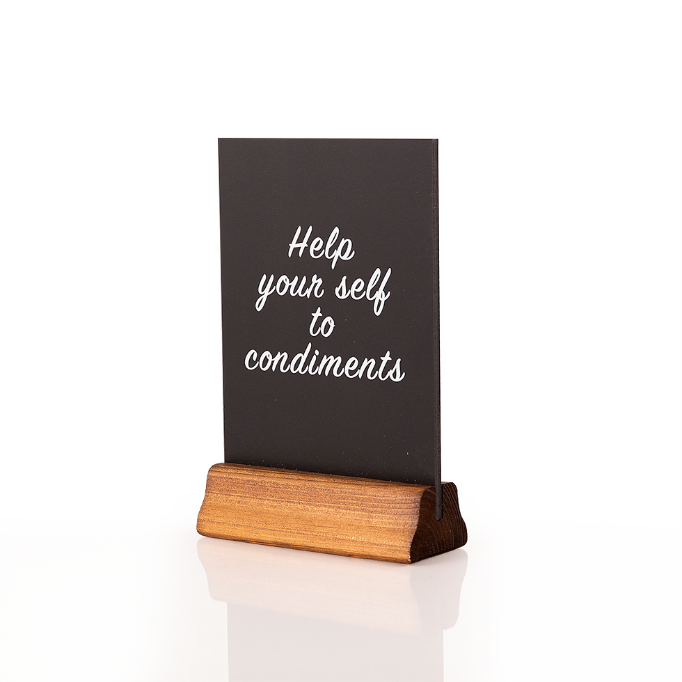 Thumbnail: A5 Table Top Chalkboards (Printed)