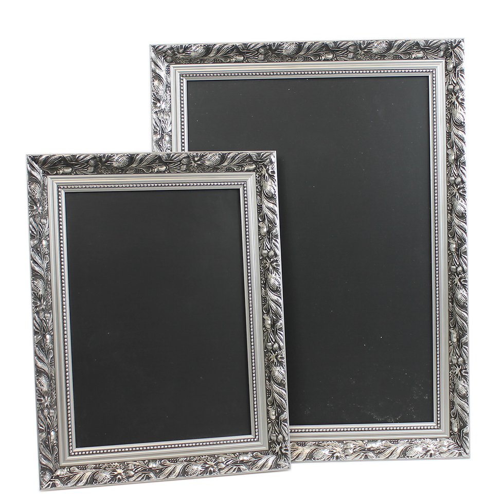 Thumbnail: Ornate Silver Framed Chalkboards