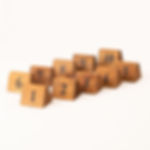 Wooden Triangle Table Numbers