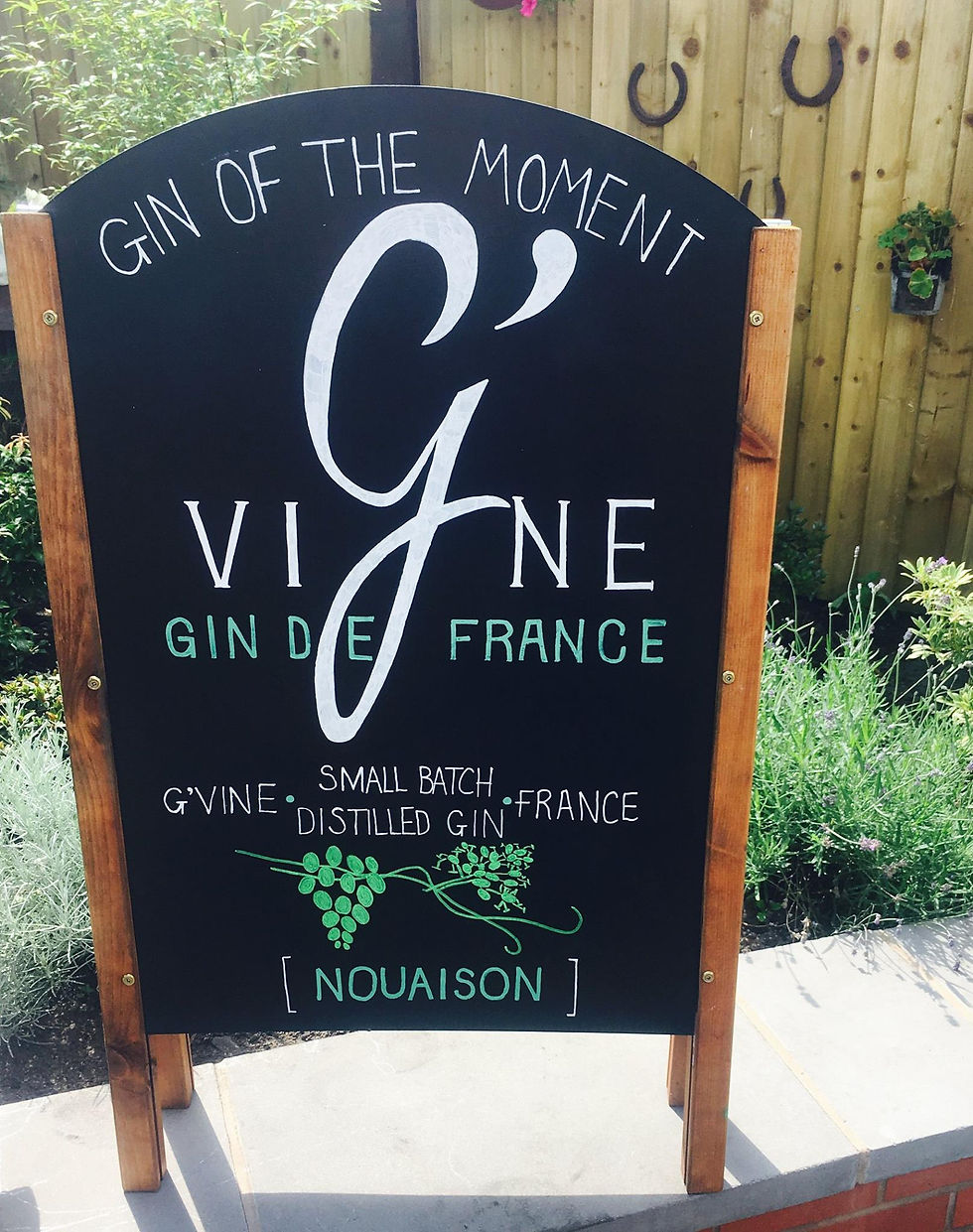 Thumbnail: Curved Top A-Frame Pavement Chalkboard