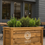 Thumbnail: Outdoor Wooden Planter Barriers with Free Branding