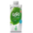 Vista frontal de l'envàs de 500mL d'aigua de coco jove eco