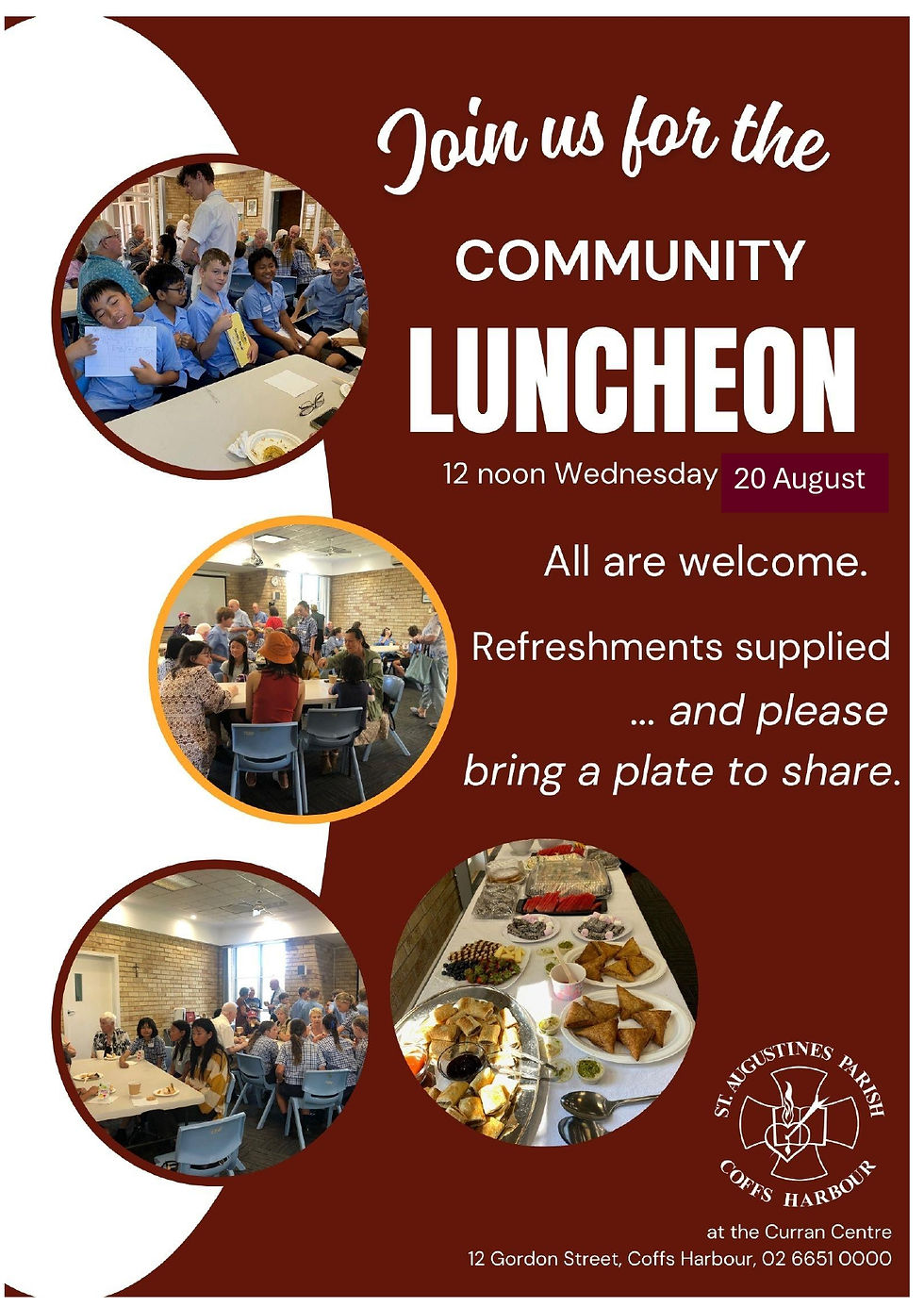 Parish Luncheon Wednesday 20th August