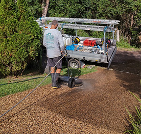 Concrete driveway cleaning Newcastle
