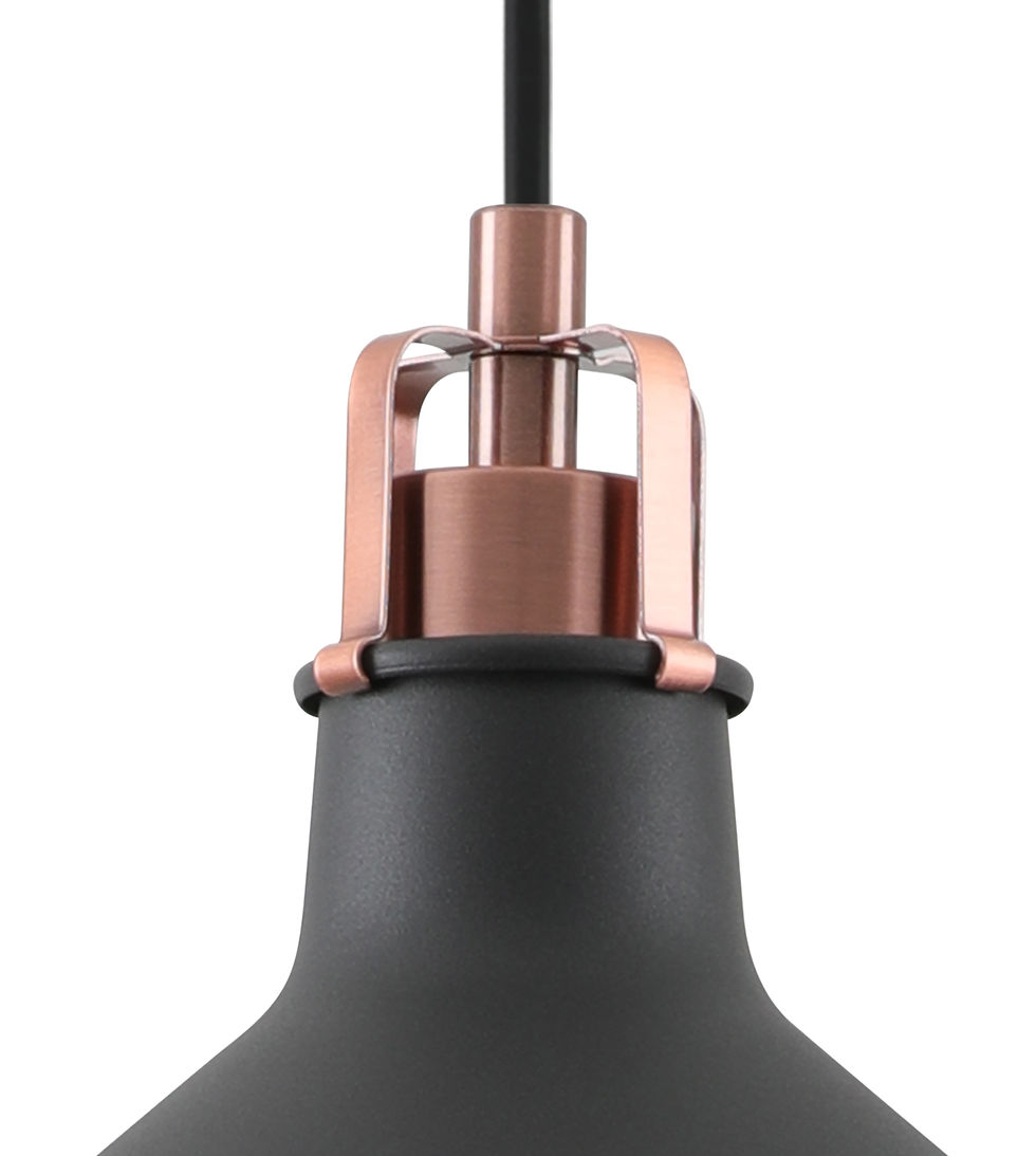 Thumbnail: Henderson 1 Light Graphite Small Pendant