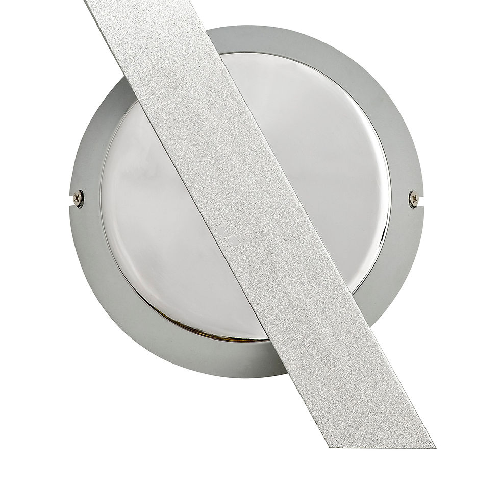 Thumbnail: Twister Silver Left Hand Wall Light