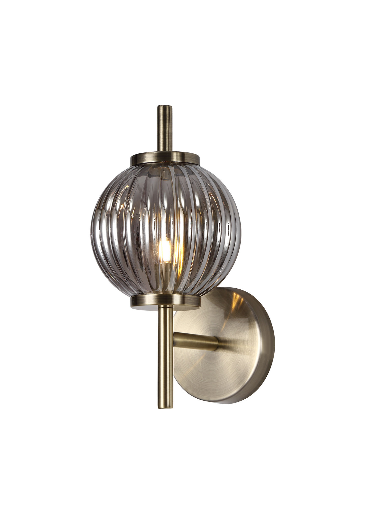Fabian Antique Brass Wall Light