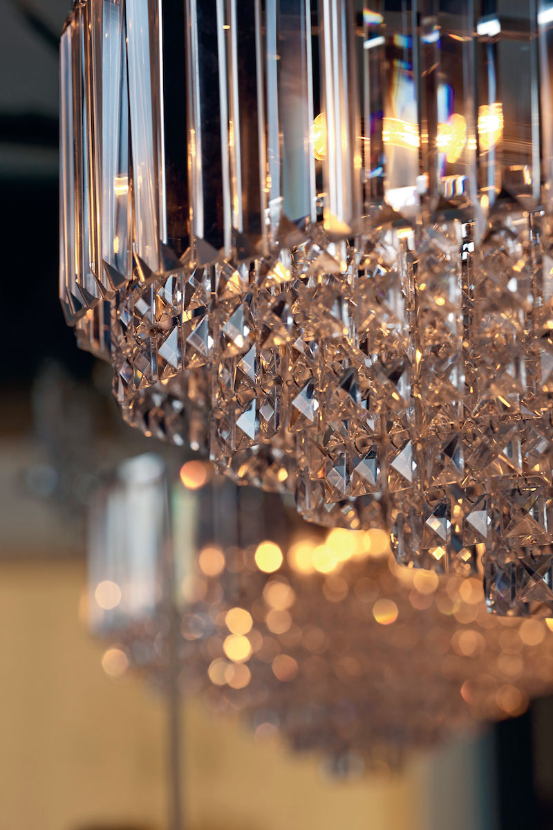 Thumbnail: Laura Ashley Vienna Polished Chrome 9 Light Chandelier