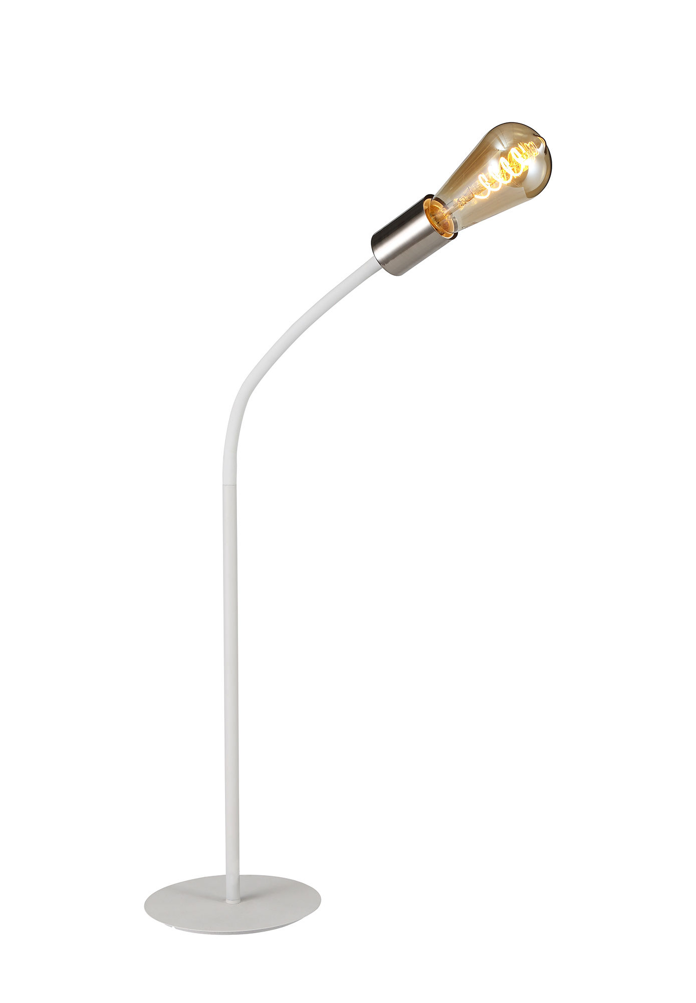 Gina 1 Light White Flexible Table Lamp