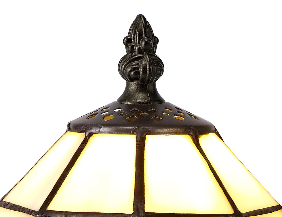 Thumbnail: Alice Amber Tiffany Table Lamp
