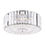Thumbnail: Laura Ashley Fernhurst 3 Light Crystal & Polished Chrome Flush Ceiling Light