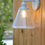 Thumbnail: Laura Ashley Isaac Pale Slate Grey & Glass Outdoor Wall Light