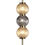 Thumbnail: Fabian 3 Light Antique Brass Table Lamp