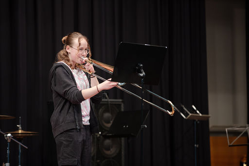 Frühlingskonzert Musikschule Buttwil 2024, Posaune