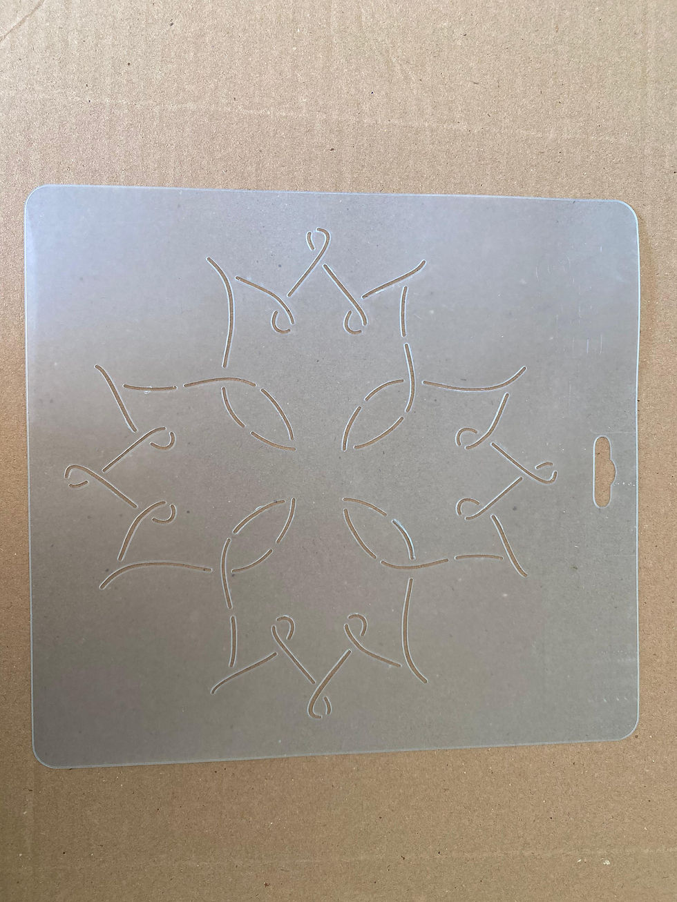 Stencil Bloco Tulipa