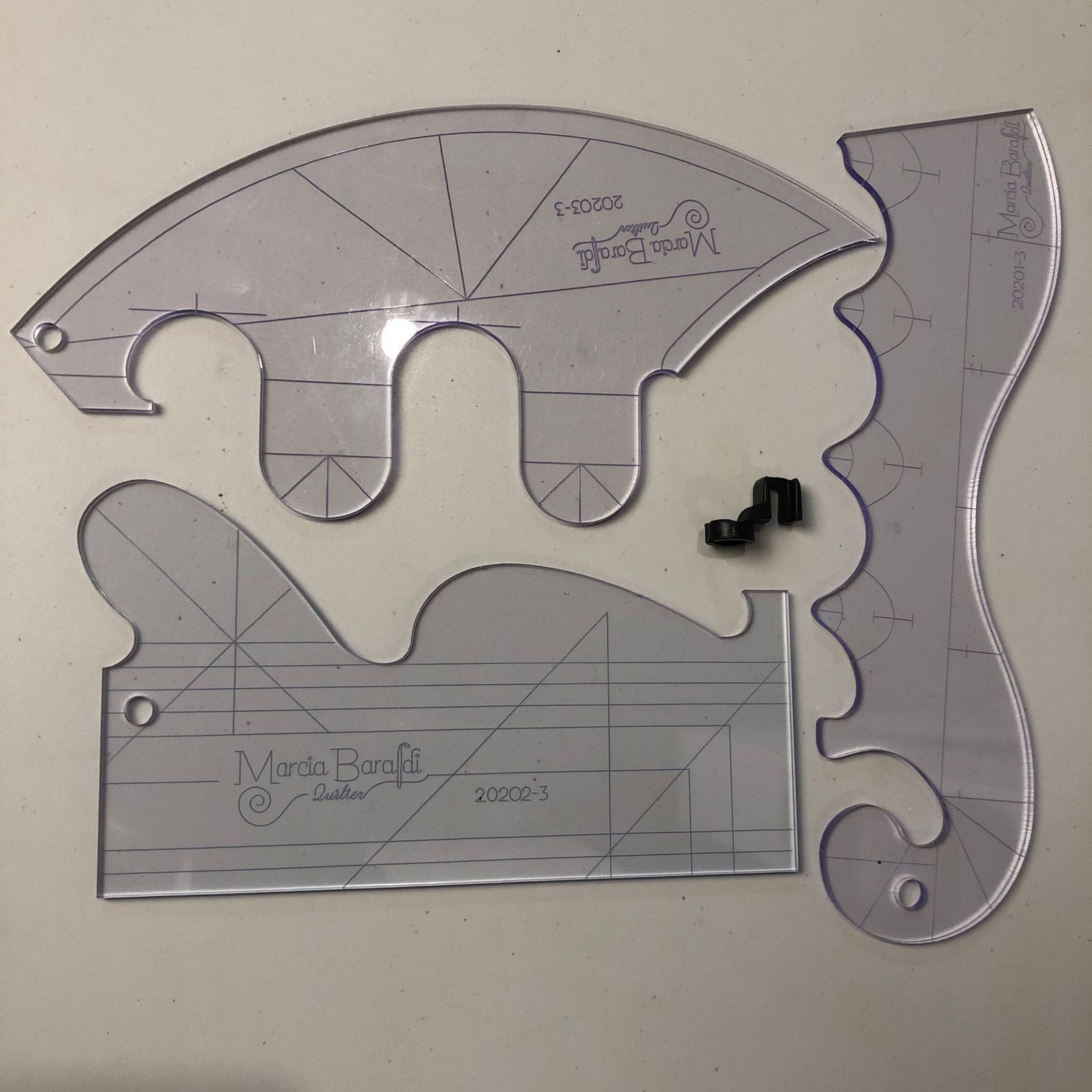 Kit 3 Réguas Quilter de Sucesso + Pé de Quilting