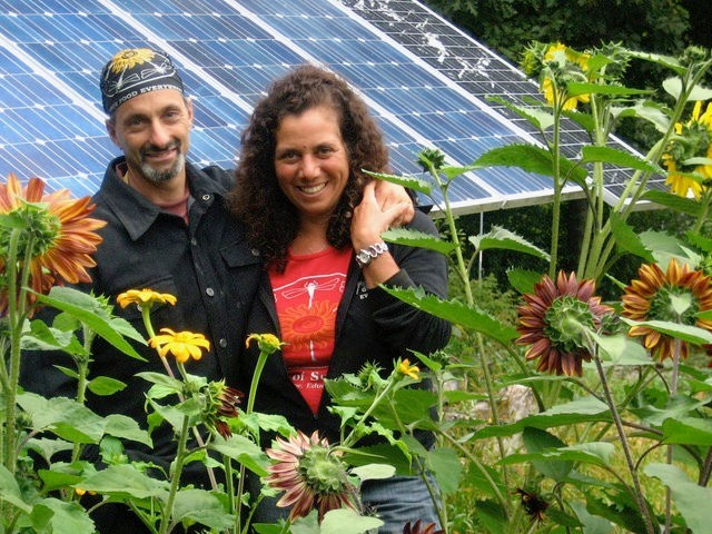 Deb & Ricky in Sunflowers