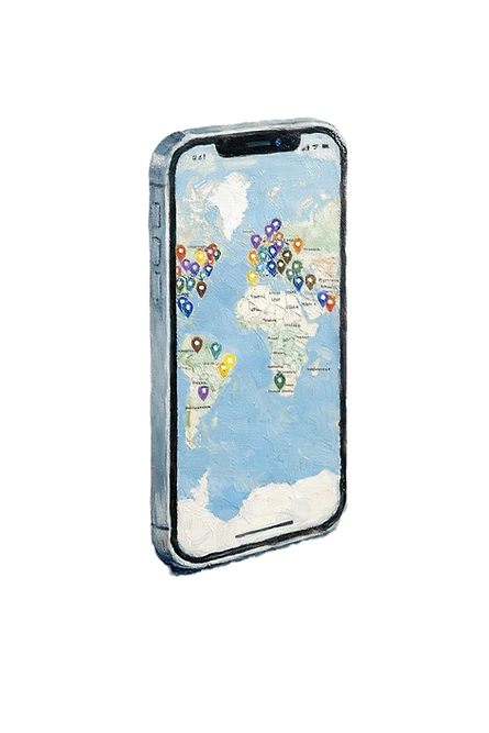 Worldwide Vintage Shopping Map