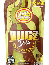Hey! Captain NUGZ Dubai White Chocolate, high potency, 200 MG.