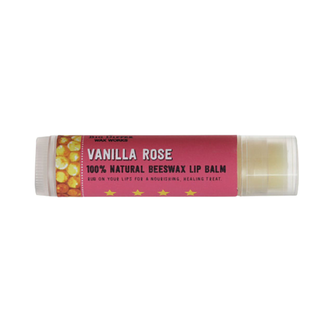 Beeswax Lip Balm - Vanilla Rose
