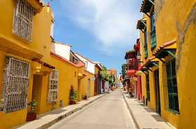 Colonial street Colombia