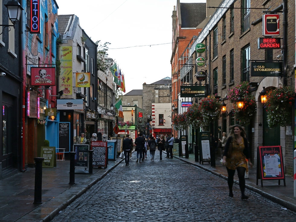 Temple Bar in Dublin...