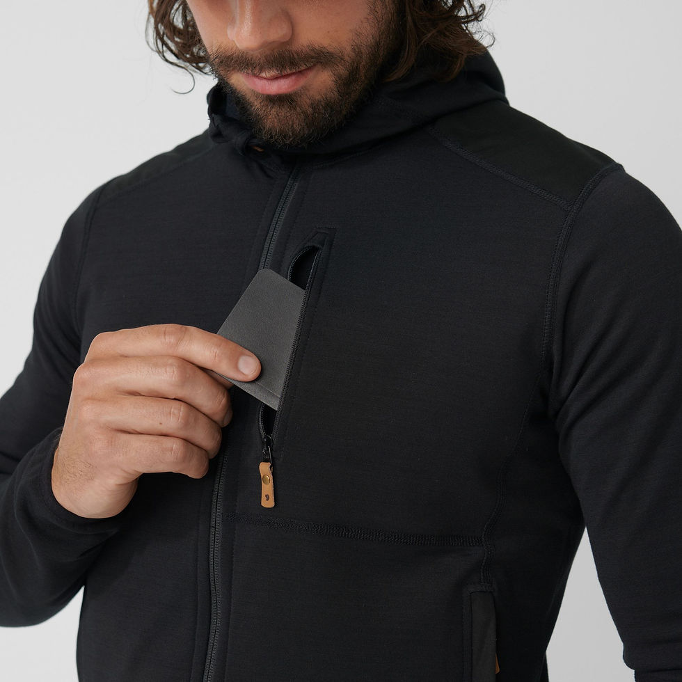 Thumbnail: FJÄLLRÄVEN KEB FLEECE HOODIE M