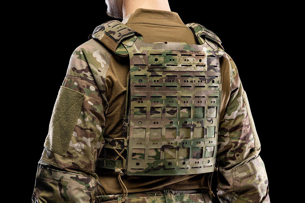 Thumbnail: FROG PRO HAWK PLATE CARRIER FRONT AND BACK