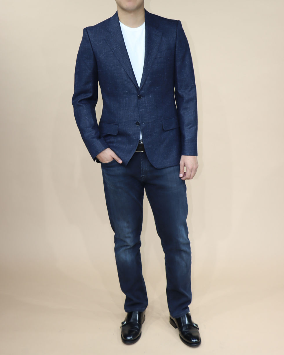 Miniatura: BLAZER COLOR AZUL