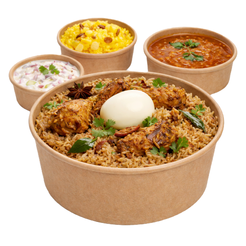 Arranged Food and Objects